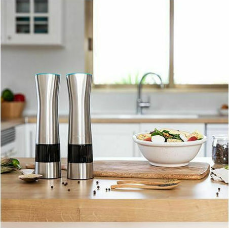 Cecotec Instantmill Press Сет електрически Мелници за подправки Inox в Сребрист цвят 2бр