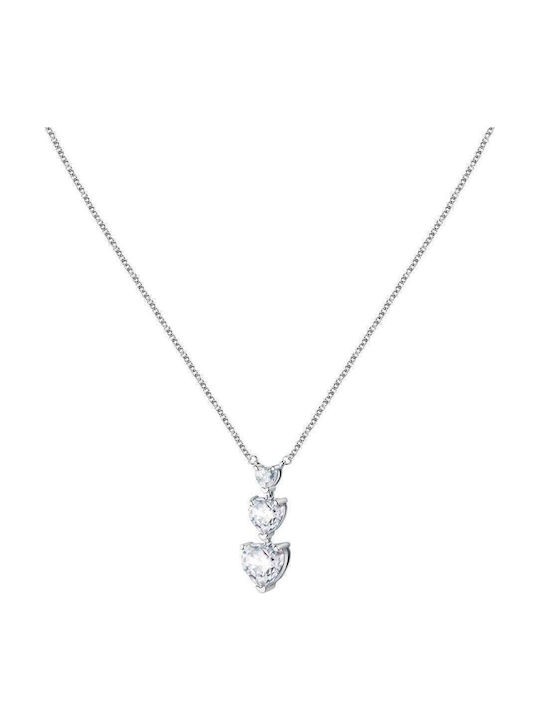 Chiara Ferragni Necklace with design Heart with Zircon Diamond Heart