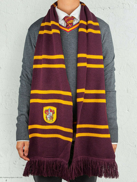 Kids Knitted Scarf Harry Potter Griffindor Burgundy