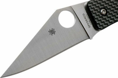 Spyderco Watu Pin Джобен нож Черно с острие от Неръждаема стомана в калъф