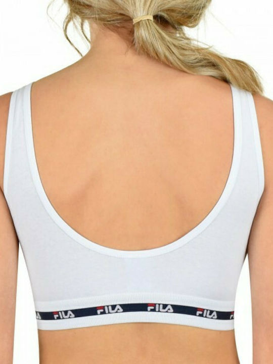 Fila Women's Sports Bra without Padding White