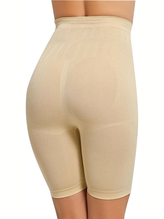 NBB Lingerie Boxer Σύσφιξης και Ανόρθωσης Χωρίς Ραφές Μπεζ