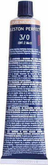 Wella Koleston Perfect Me+ Pure Naturals Βαφή Μαλλιών 2/0 Μαύρο Φυσικό 60ml