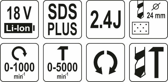 Yato Ударен Къртач Соло с Прикачване SDS Plus YT-82772