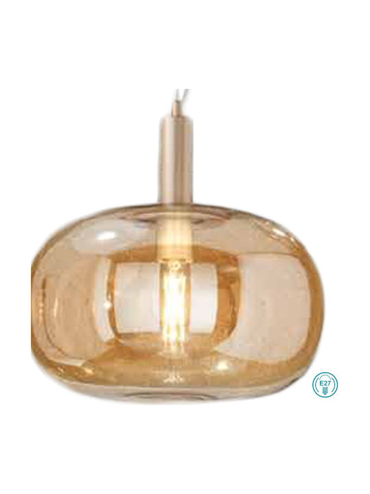 Ondaluce Pendant Light Honey with Socket E27 20cm