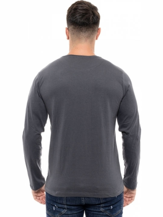 Splendid Men's Long Sleeve Blouse Gray