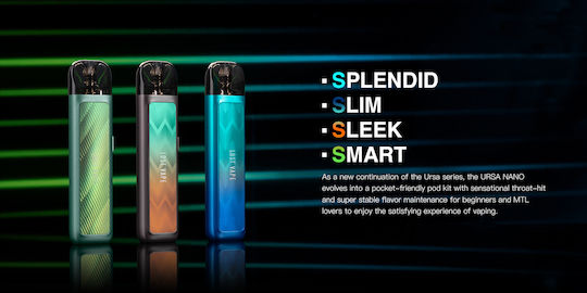 Lost Vape Ursa Nano Kit de poduri 2.5ml cu Baterie Încorporată 800mAh Wave Blue