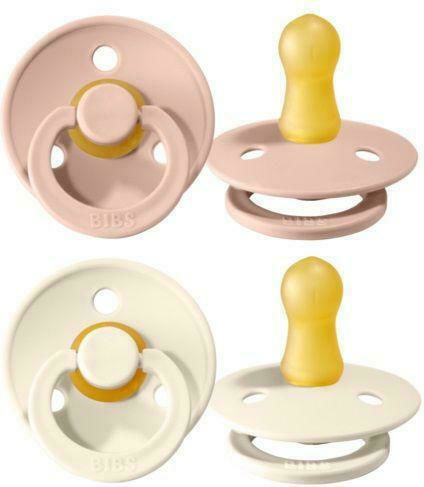 Bibs Πιπίλες Καουτσούκ Colour No3 Ivory / Blush για 18+ μηνών 2τμχ