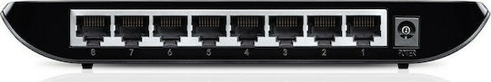 TP-LINK TL-SG1008D Unmanaged L2 Switch with 8 Gigabit (1Gbps) Ethernet Ports
