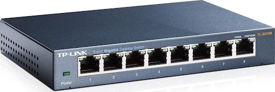 TP-LINK TL-SG108 Unmanaged L2 Switch with 8 Ethernet Ports