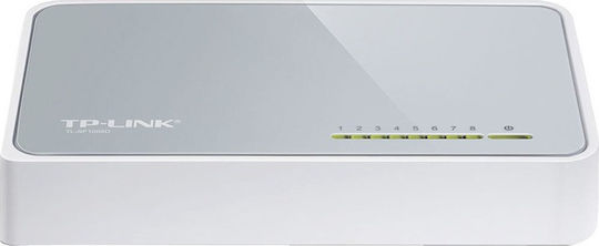 TP-LINK TL-SF1008D v11 Unmanaged L2 Switch με 8 Θύρες Ethernet