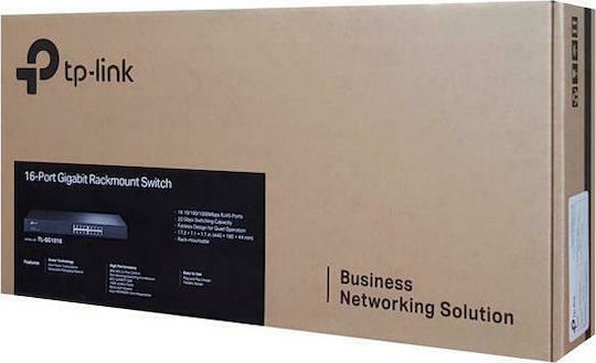 TP-LINK TL-SG1016 Unmanaged L2 Switch with 16 Gigabit (1Gbps) Ethernet Ports