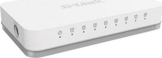 D-Link Unmanaged L2 Switch με 8 Θύρες Gigabit (1Gbps) Ethernet