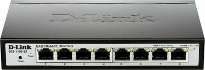 D-Link DGS-1100-08 Managed L2 Switch με 8 Θύρες Gigabit (1Gbps) Ethernet