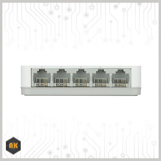 D-Link GO-SW-5E Unmanaged L2 Switch με 5 Θύρες Ethernet