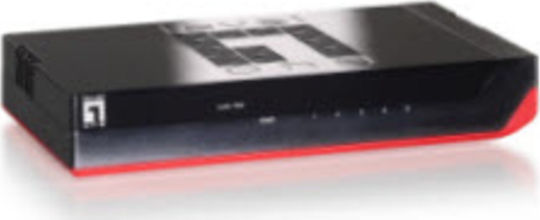 Level One GSW-0507 Unmanaged L2 Switch με 5 Θύρες Gigabit (1Gbps) Ethernet