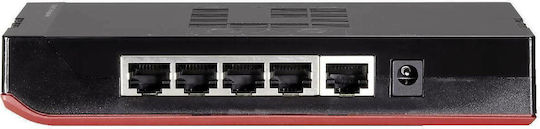 Level One GSW-0507 Unmanaged L2 Switch με 5 Θύρες Gigabit (1Gbps) Ethernet