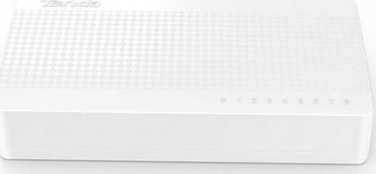 Tenda S108 v1 Unmanaged L2 Switch με 8 Θύρες Ethernet