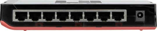 Level One GSW-0807 Unmanaged L2 Switch με 8 Θύρες Gigabit (1Gbps) Ethernet