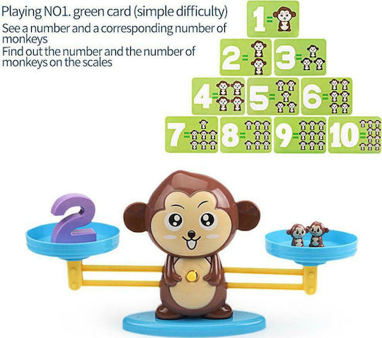 Monkey Balance Game Scale Ζυγαριά για 3+ Ετών