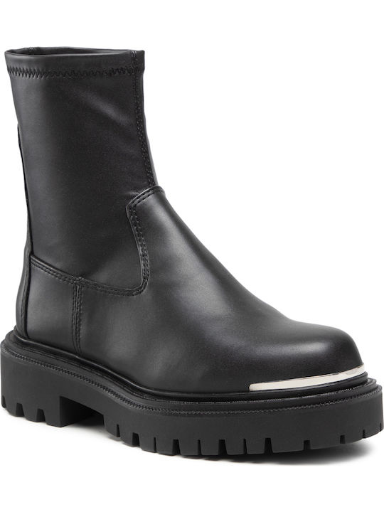 Aldo Alima Leather Women's Ankle Boots Black