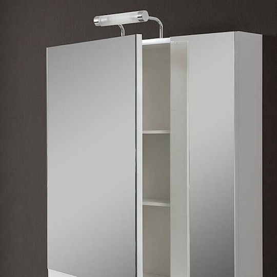 Mabo Katarina Countertop with Sink & Mirror Matte Lacquer L60xW45xH65cm White
