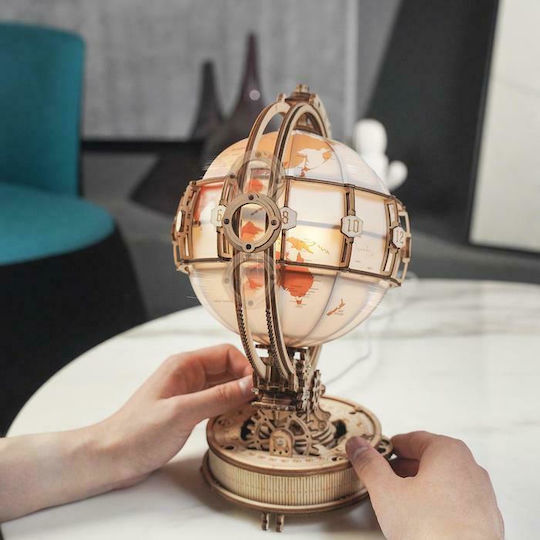 Robotime Παιχνίδι Κατασκευών Ξύλινo Luminous Globe για Παιδιά 14+ Ετών