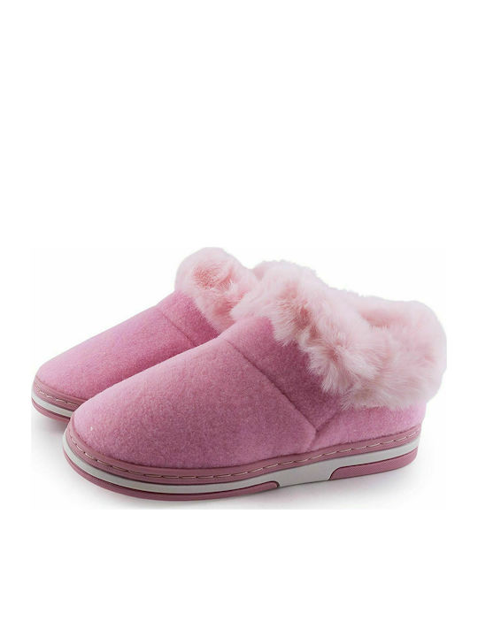 Love4shoes Closed-Back Women's Slippers In Pink Colour