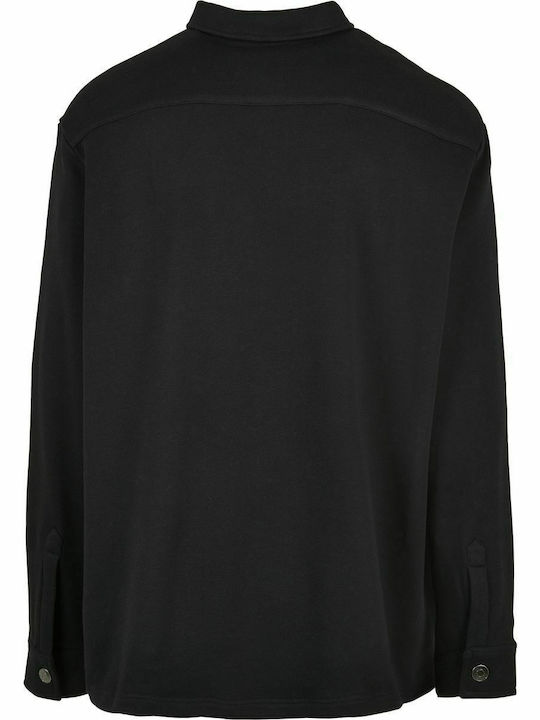TB4420 Langärmeliges Baumwollhemd Schwarz