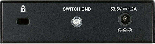 D-Link DGS-1005P Unmanaged L2 PoE+ Switch με 5 Θύρες Gigabit (1Gbps) Ethernet
