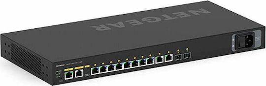 NetGear GSM4212p Managed L2 PoE+ Switch with 12 Gigabit (1Gbps) Ethernet Ports and 2 SFP Ports