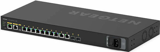 NetGear GSM4212p Managed L2 PoE+ Switch with 12 Gigabit (1Gbps) Ethernet Ports and 2 SFP Ports