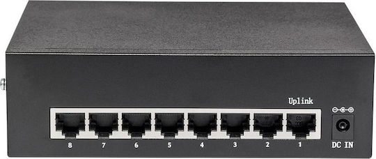 Intellinet Managed L2 PoE Switch με 8 Θύρες Gigabit (1Gbps) Ethernet