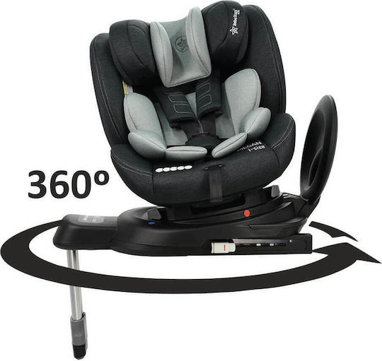 Bebe Stars Megan Καθισματάκι Αυτοκινήτου i-Size με Isofix Grey 0-25 kg