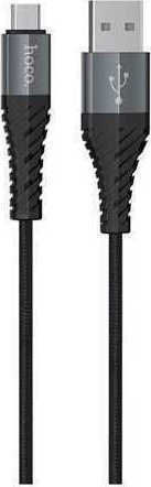 Hoco X38 Cool 1m Braided USB 2.0 to micro USB Cable (HOC-X38m-BK)