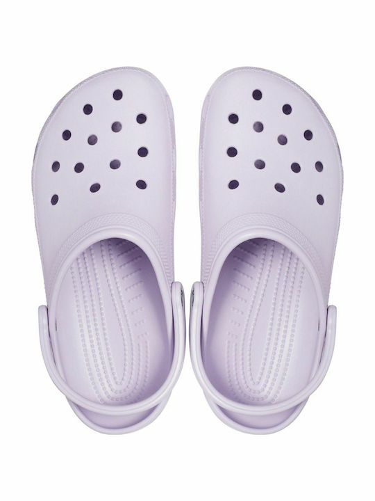 Crocs Classic Ανατομικά Σαμπό Μωβ