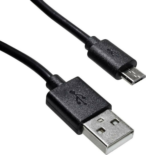 Ancus Regulär USB 2.0 auf Micro-USB-Kabel Schwarz 1m (04153) 1Stück