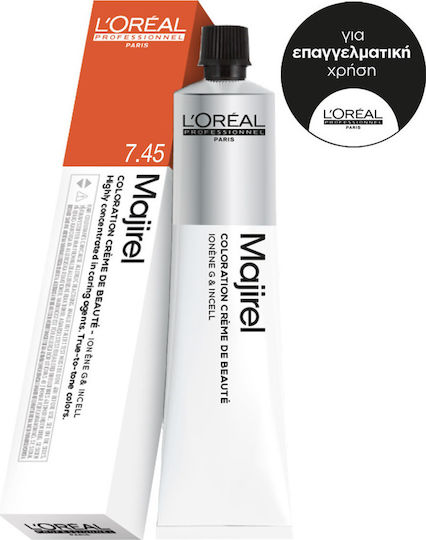 L'Oréal Professionnel Majirouge Haarfärbemittel 7.45 Blondes Kupfer Acažu 50ml