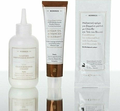 Korres Argan Oil Advanced Haarfärbemittel Permanenter Farbstoff Ohne Ammoniak 5.6 Hell Kupferrot 50ml