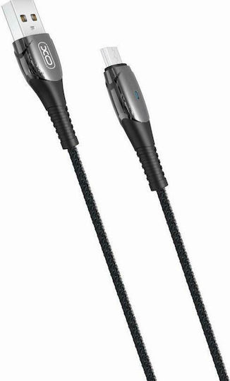 XO Regular USB 2.0 to micro USB Cable Μαύρο 1m (NB145)