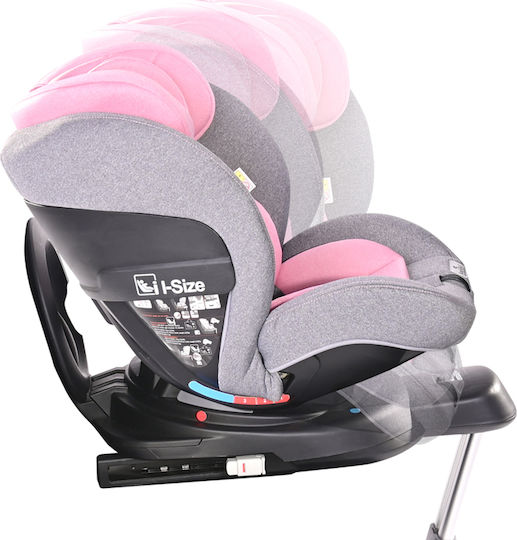 Lorelli Proxima Baby Car Seat i-Size with Isofix Pink & Grey 0-25 kg