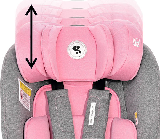 Lorelli Proxima Baby Car Seat i-Size with Isofix Pink & Grey 0-25 kg