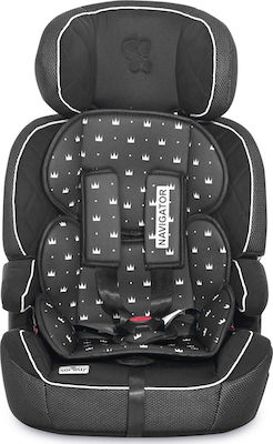 Lorelli Navigator Booster Baby Car Seat 9-36 kg Black Crowns