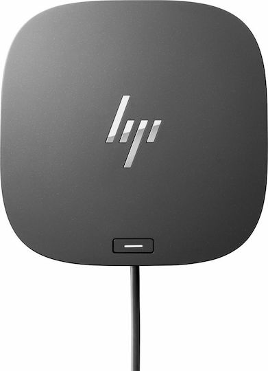 HP Universal G2 USB-A / USB-C Docking Station με HDMI/DisplayPort 4K PD Ethernet Μαύρο