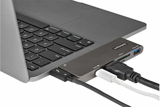 StarTech USB-C Лаптоп Докинг Станция с HDMI 4K PD Сива (DKT30CMHSDPD)