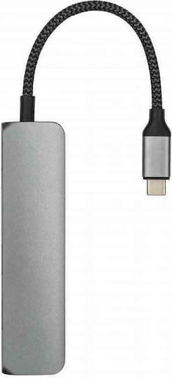 Xtorm MOB XWH03 USB-C Docking Station mit HDMI 4K PD Silber