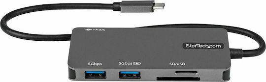 StarTech USB-C Docking Station with HDMI 4K PD Ethernet Gray (DKT30CHSDPD1)