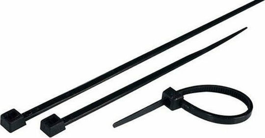 Eurolamp Plastic Cable Ties 450mmx4.8mm In Black Colour 100 Pieces 147-54116