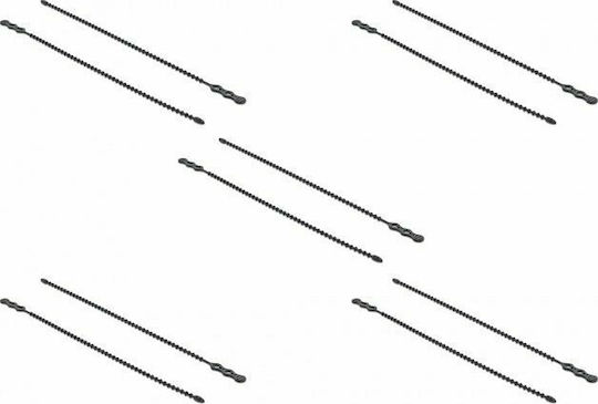 DeLock Pack of 10pcs Black Plastic Cable Ties 460x6.5mm 18968