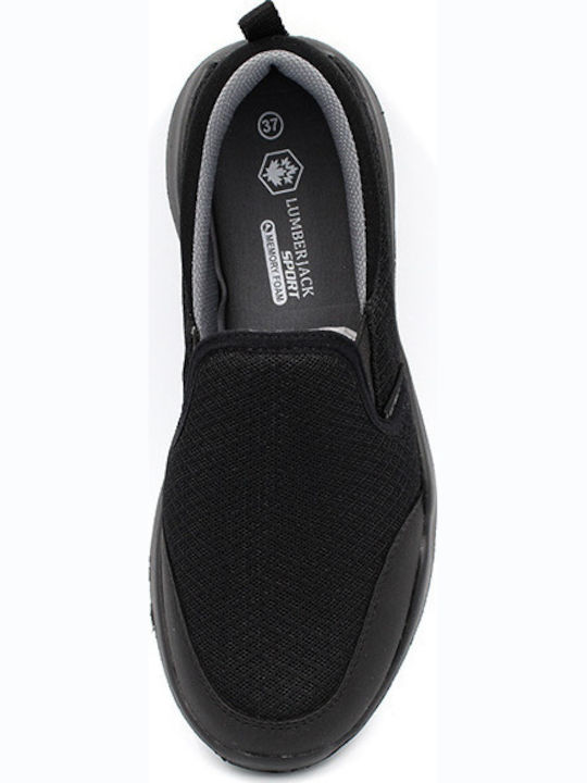 Agatha Γυναικεία Slip-On Μαύρα